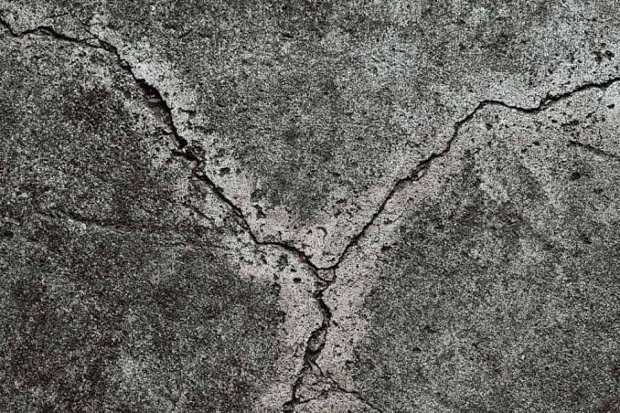 Dark cast concrete, original photo